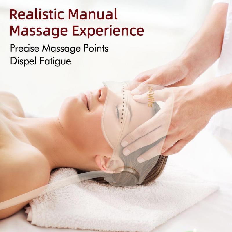 Heated Eye Mask & Head Massager (2-in-1)