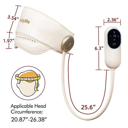 Heated Eye Mask & Head Massager (2-in-1)