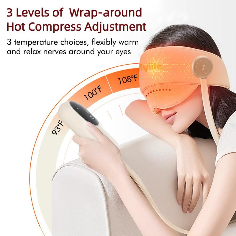 Heated Eye Mask & Head Massager (2-in-1)