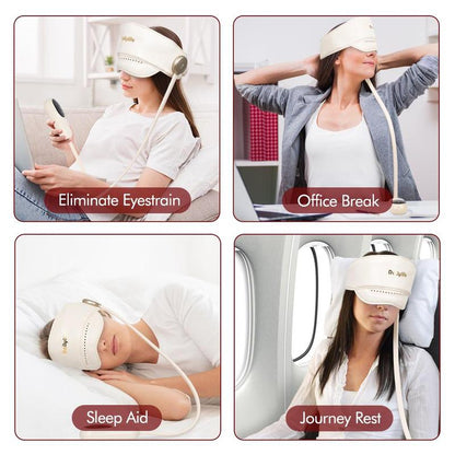 Heated Eye Mask & Head Massager (2-in-1)