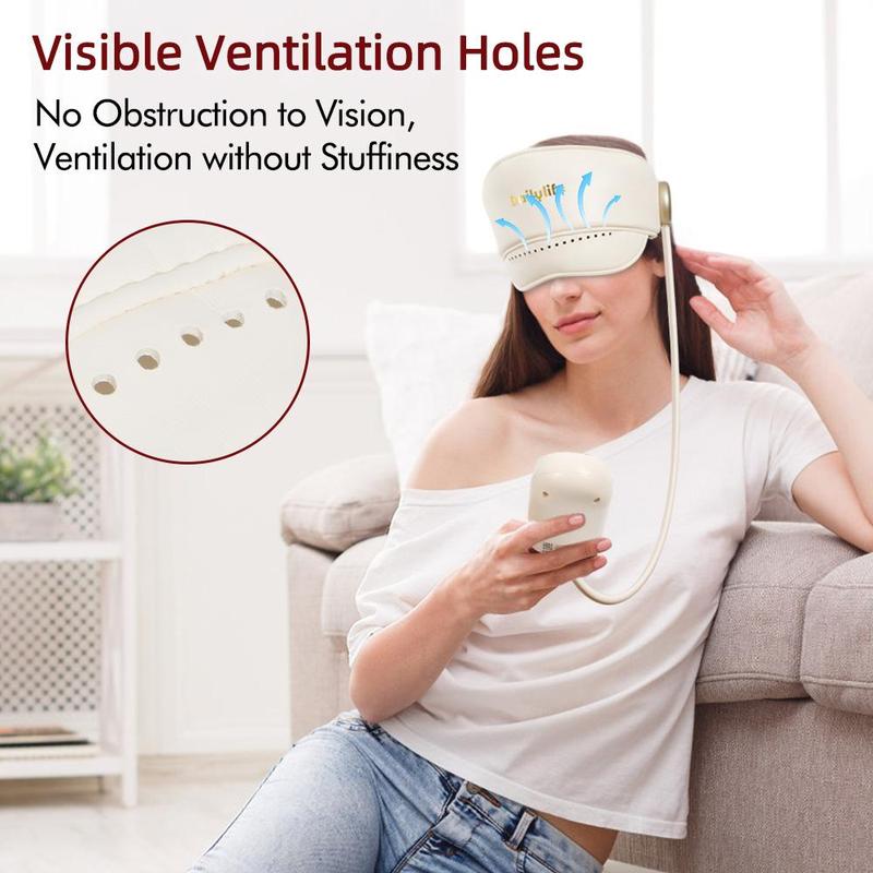 Heated Eye Mask & Head Massager (2-in-1)
